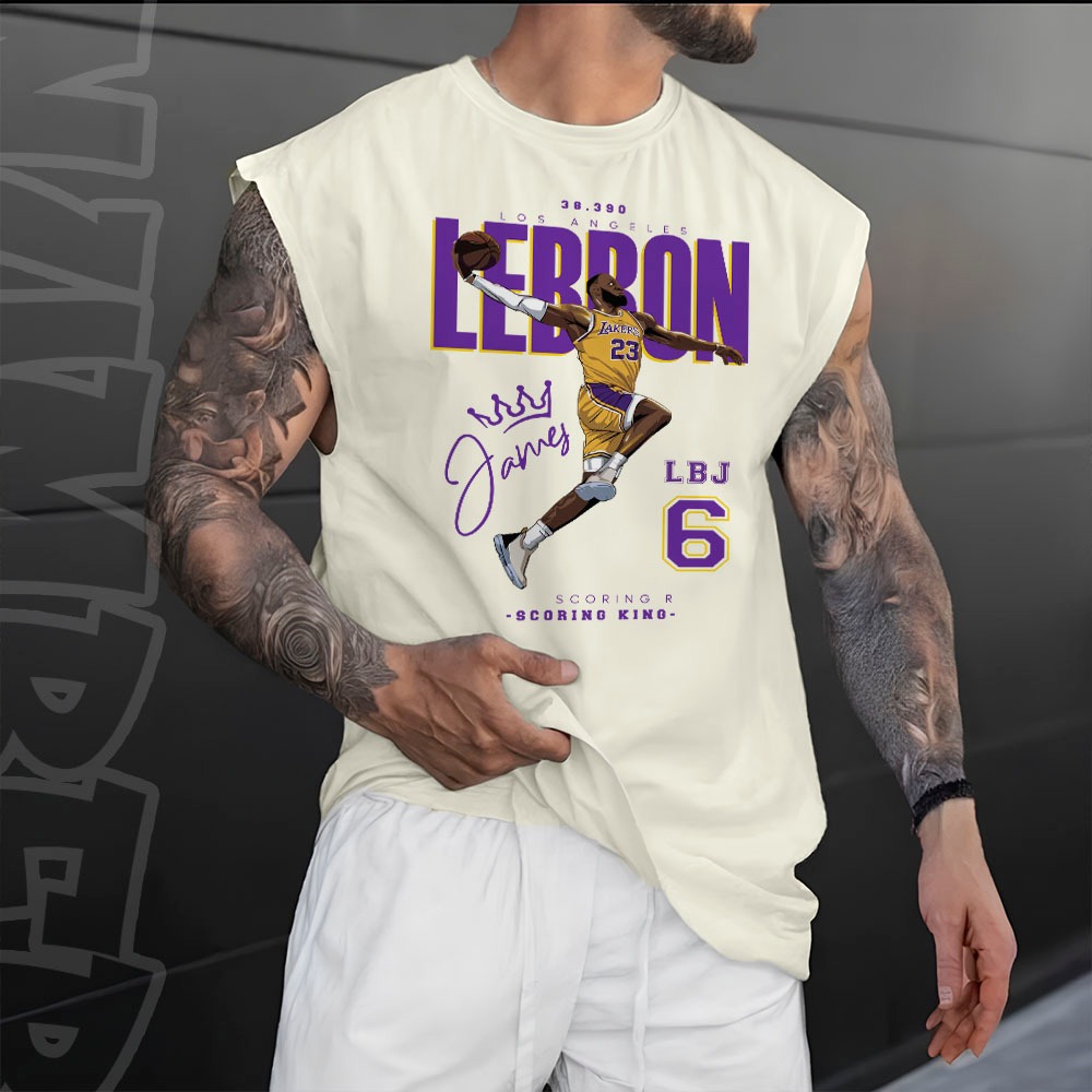 Camiseta regata machao oversized masculino Jogador basquete nb vintage treino Los Angeles LK Longline