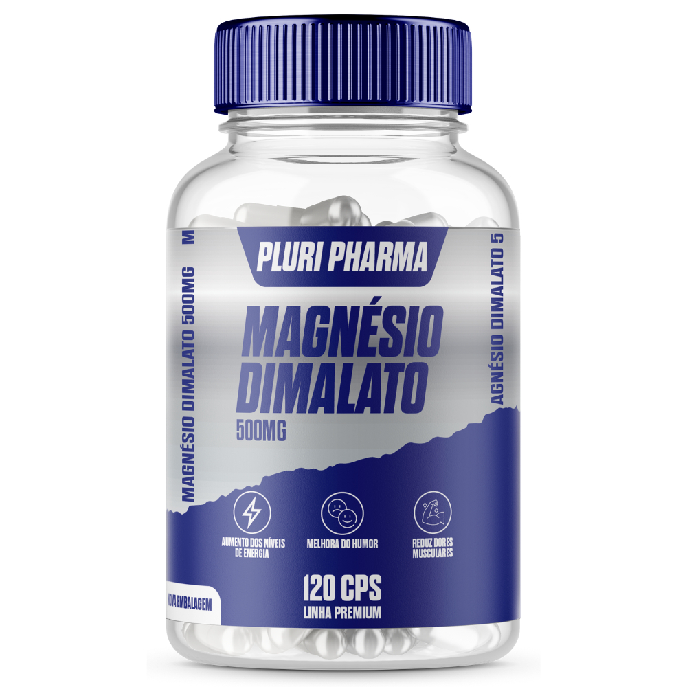 Magnésio Dimalato 500mg C/120 Cápsulas