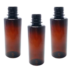 35 Frascos Plástico Ambar Pet 200ml Vazios Sem Tampas Cos