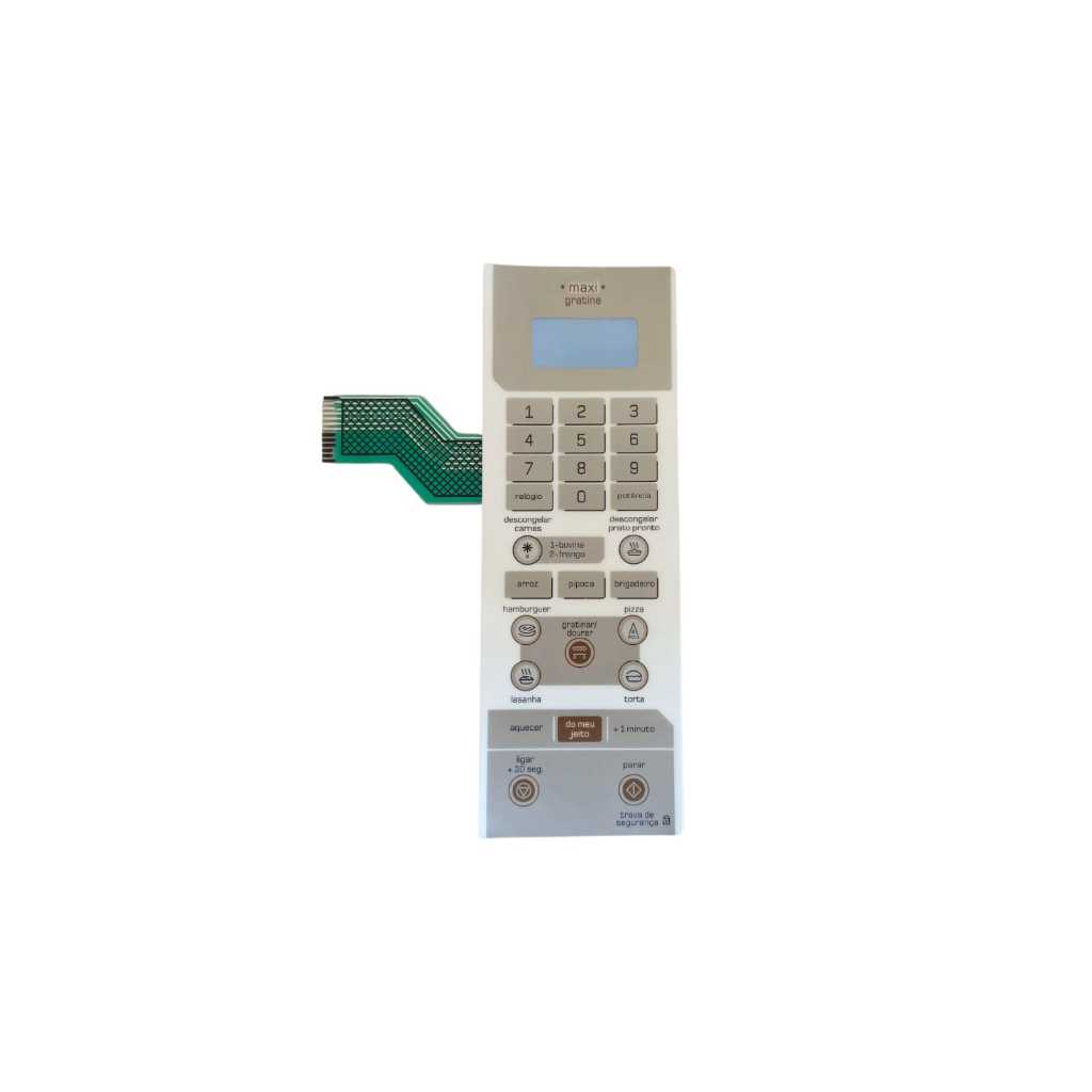 Membrana Tecla Micro ondas Brastemp BMG35 Maxi Gratine 80007