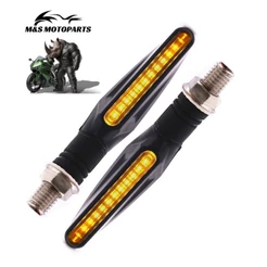 Par De Pisca Slim Palito Moto Seta Led Sequencial Universal