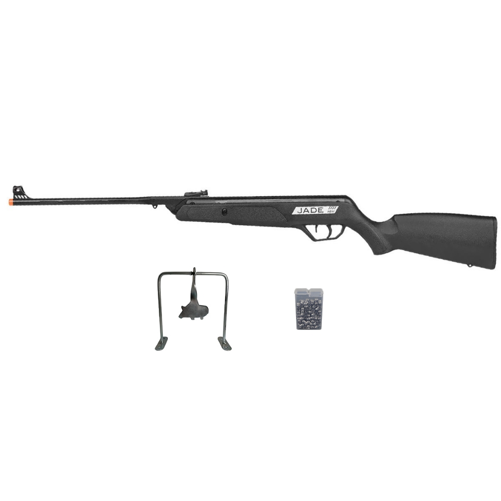 Carabina de Pressão New Jade Oxidada 4.5mm - CBC + Acessórios em Oferta na Shopee