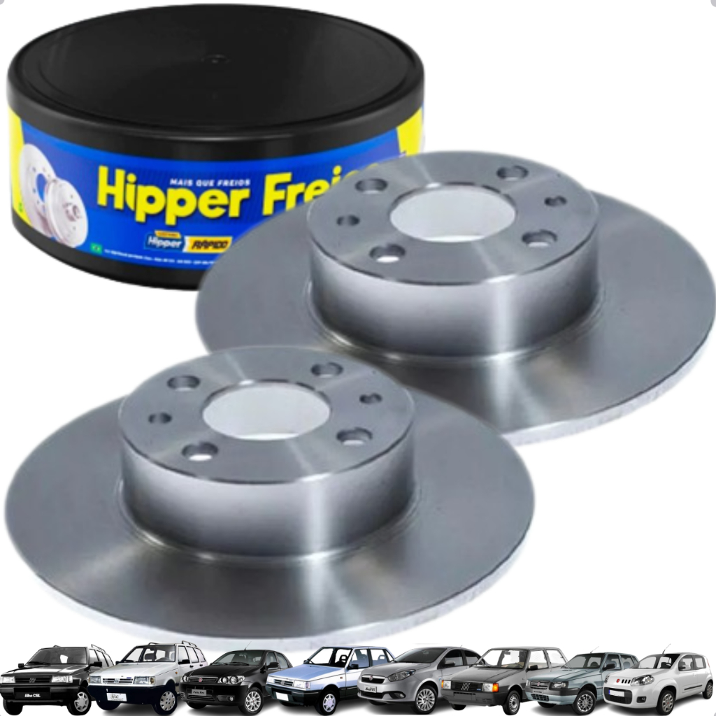 Par Disco De Freio Dianteiro Sólido Original Hipper Elba Palio Premio Siena Uno em Oferta na Shopee