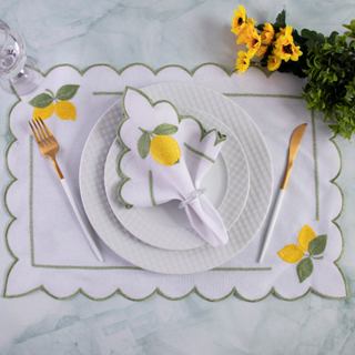 "Kit Americano 4 Peças: Sousplats e Guardanapos - Eleve a Elegância e Sofisticação da Sua Mesa de 2 Lugares!R em Oferta na Shopee