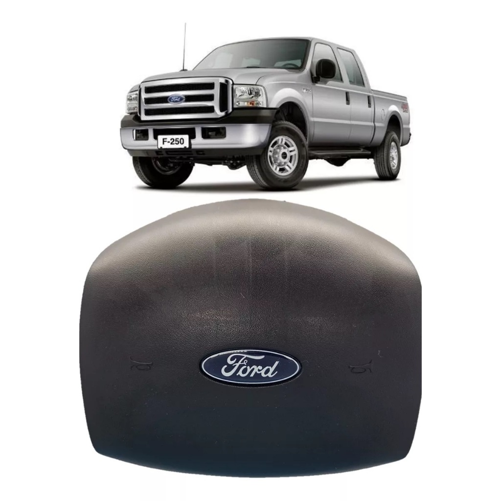 TAMPA CAPA DA BUZINA DO VOLANTE FORD F-250 F-350 F-4000 2001 A 2019 ORIGINAL