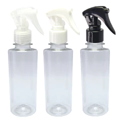 21 Frasco Plástico Cristal Pet 200ml Válv Mini Gatilho Cos
