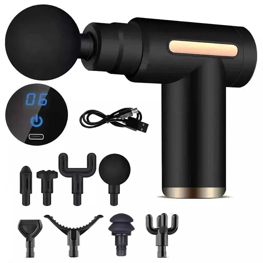 Massageador Alta Frequência Display  e Pontas Muscular Massagem Elétrica Profissional PREMIUM