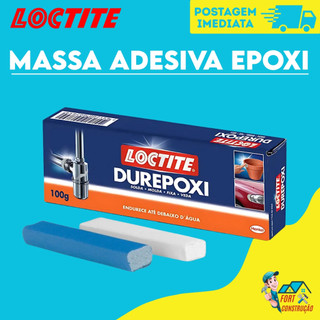 Durepoxi Cola Epoxi Massa Epoxi Adesivo 50g ou 100g Original Loctite Seca até embaixo da agua