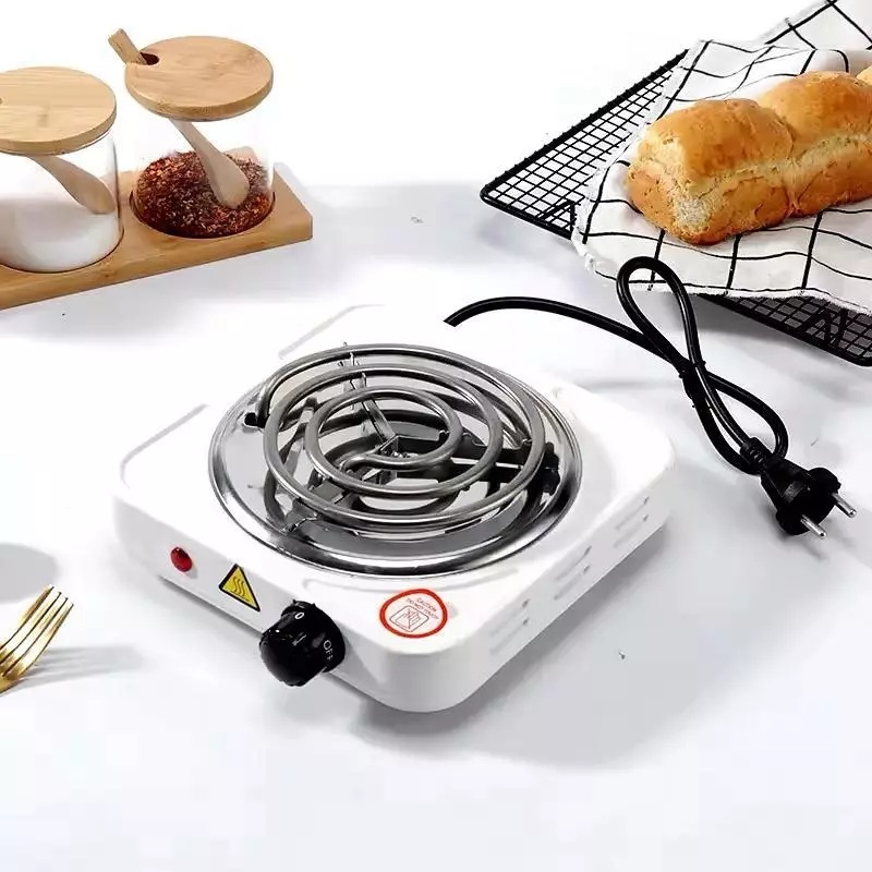 Fogão Fogareiro Cooktop Elétrica Portátil Branco 127V 1000W