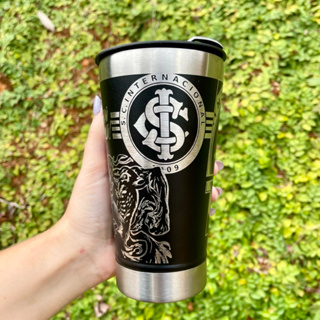 Copo Térmico  Personalização em 360 Graus  473 ML Personalizado Time em Oferta na Shopee