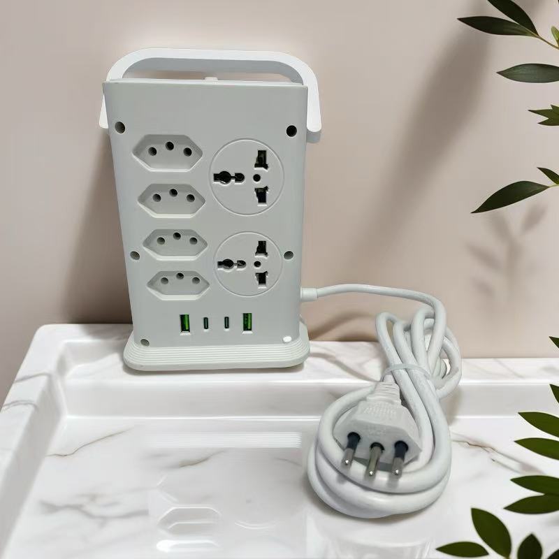 Filtro de Linha Torre 14 Tomadas 2500W, 2 USB + 2 USB-C, Proteção e Luz Noturna em Oferta na Shopee