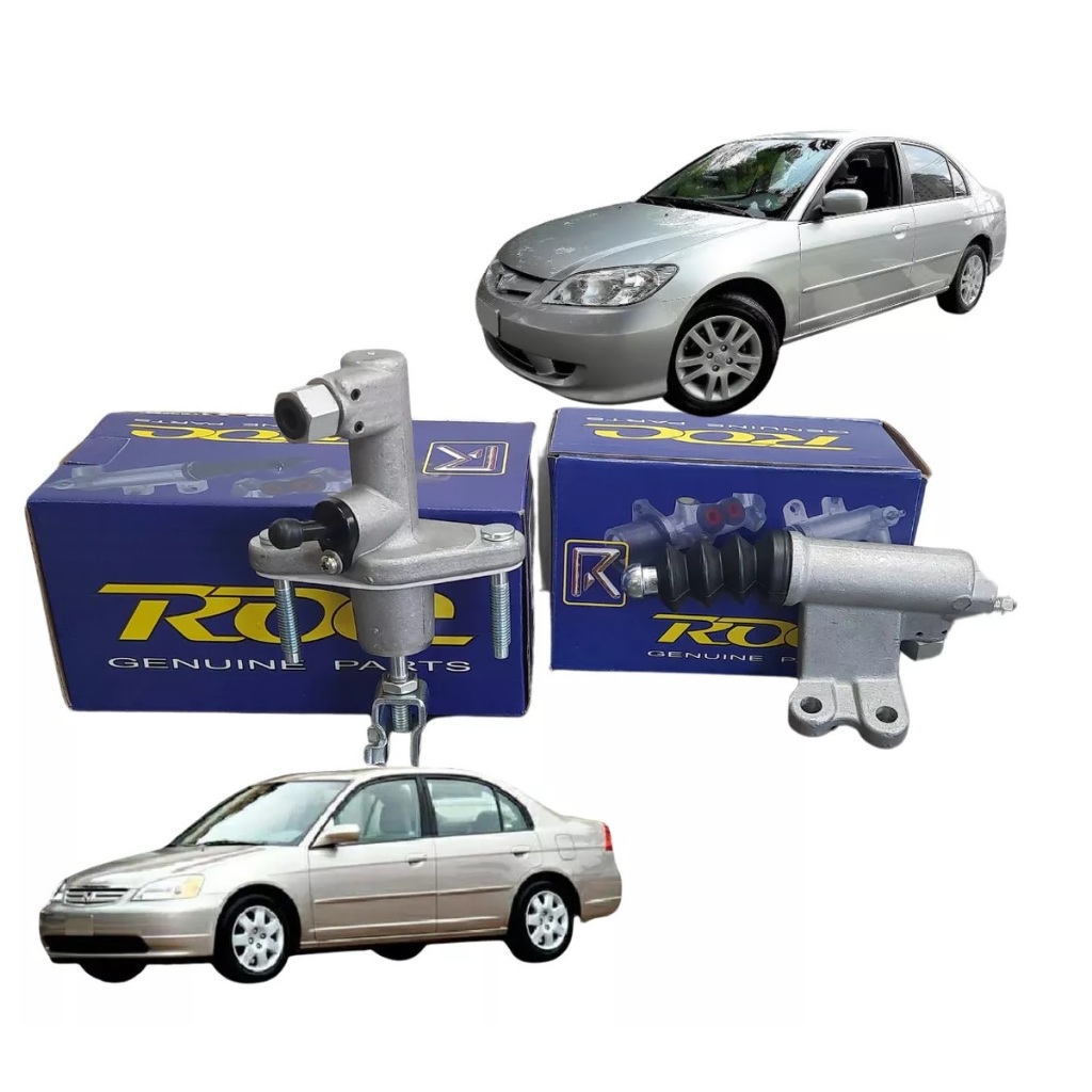 Cilindro Embreagem Civic 1.7 2001 2002 2003 2004 2005 Mestre E Auxiliar em Oferta na Shopee
