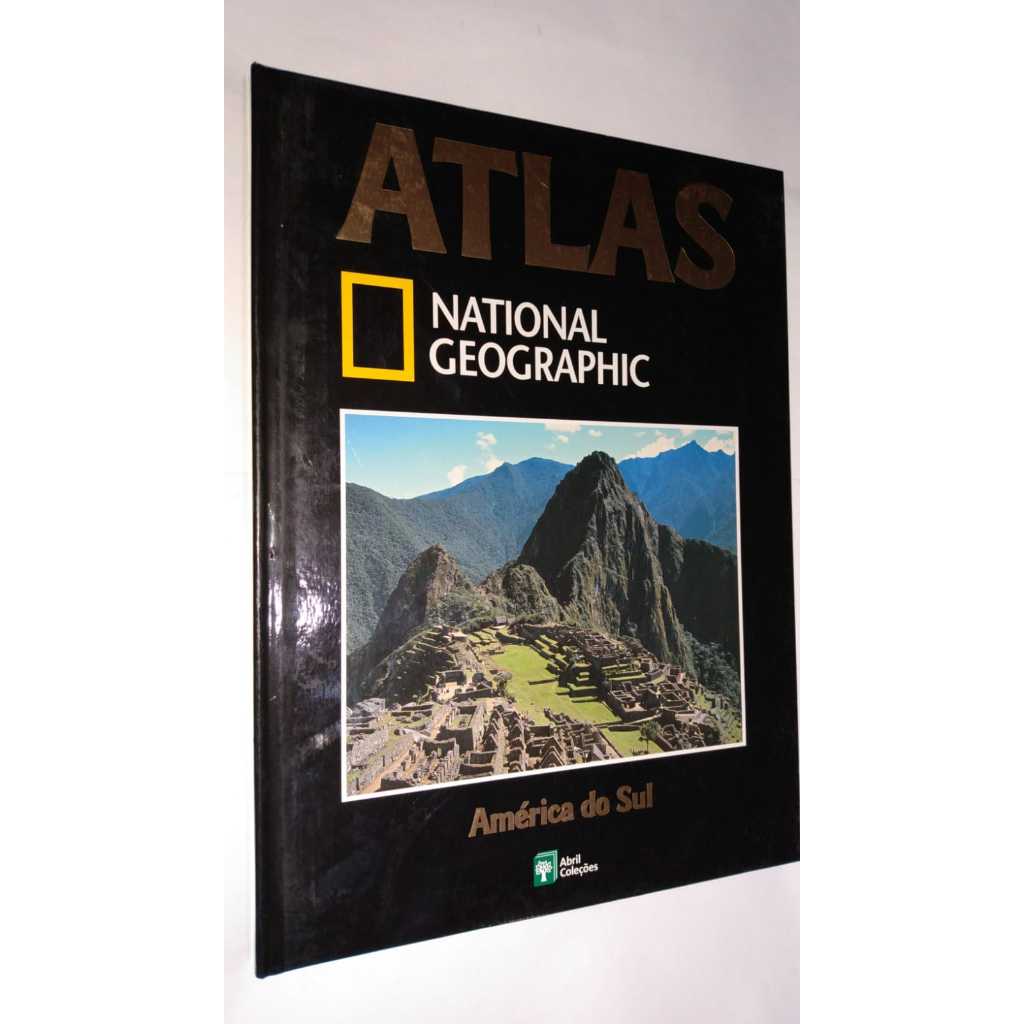 Livro enciclopédia Atlas National Geographic América do Sul