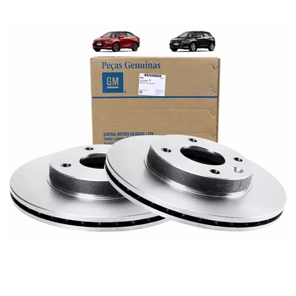 Disco De Freio Ventilado Unitário Original Gm 26259014