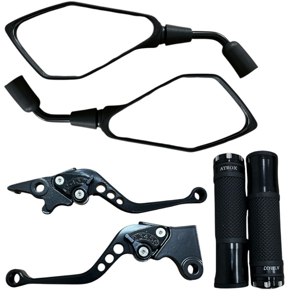 Kit Retrovisor + Manopla + Manete Honda Cb250 2016 Titan Fan125/150/160 Freio A Disco — imagem 2 de 2