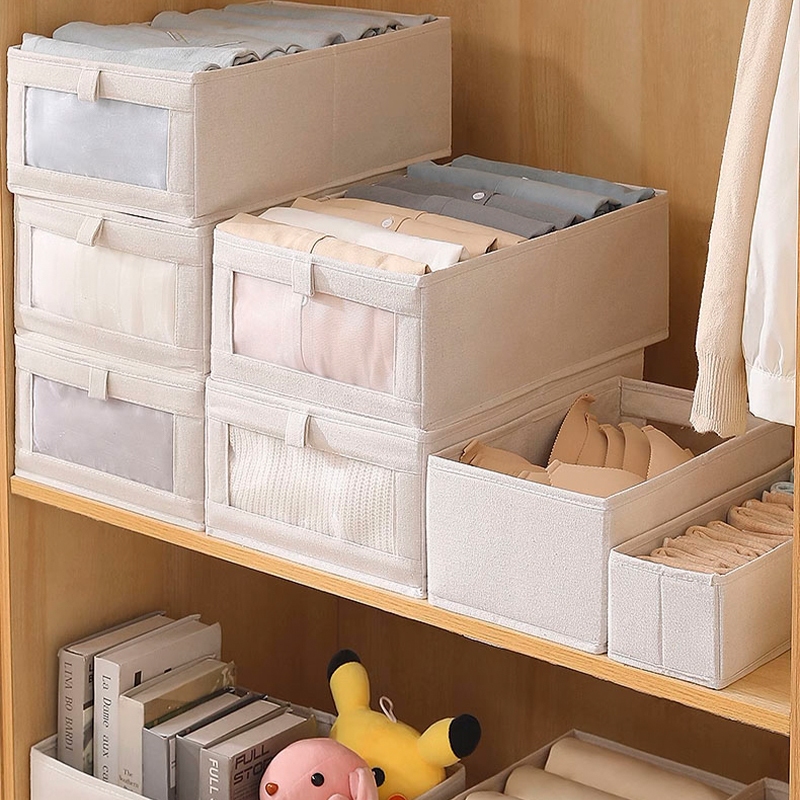 Kit 5 Organizador De Guarda-Roupa Grande Capacidade Dobrável Para Roupas e Calças