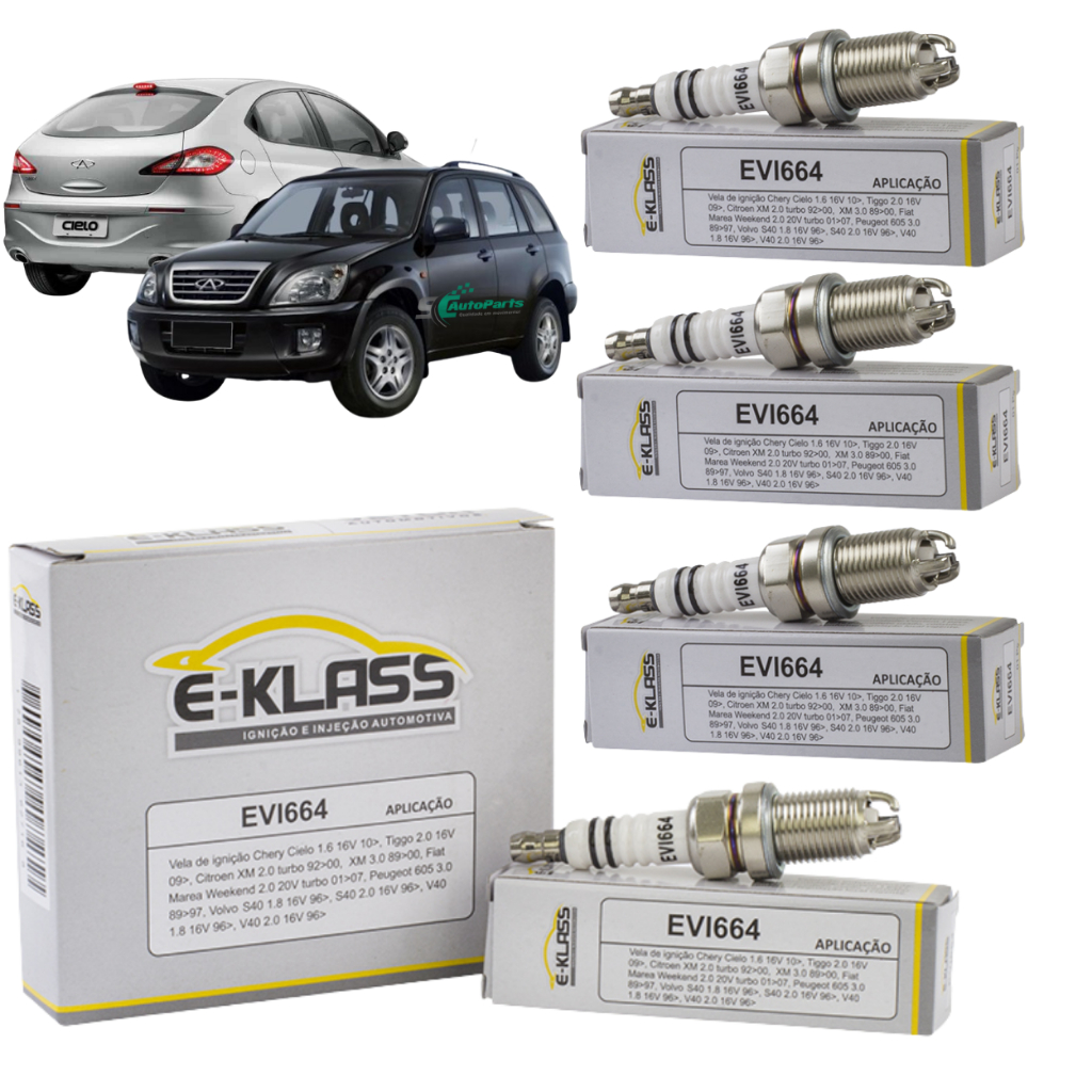 Vela Ignição Chery Cielo 1.6 16v 2010/ Tiggo 2.0 16v 2009/