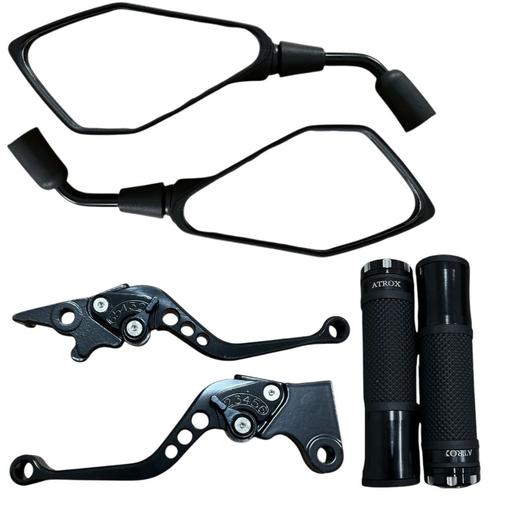 Kit Retrovisor + Manopla + Manete Honda Cbx 250 Twister Cb 300 Cbx 200 Freio A Disco — imagem 2 de 2