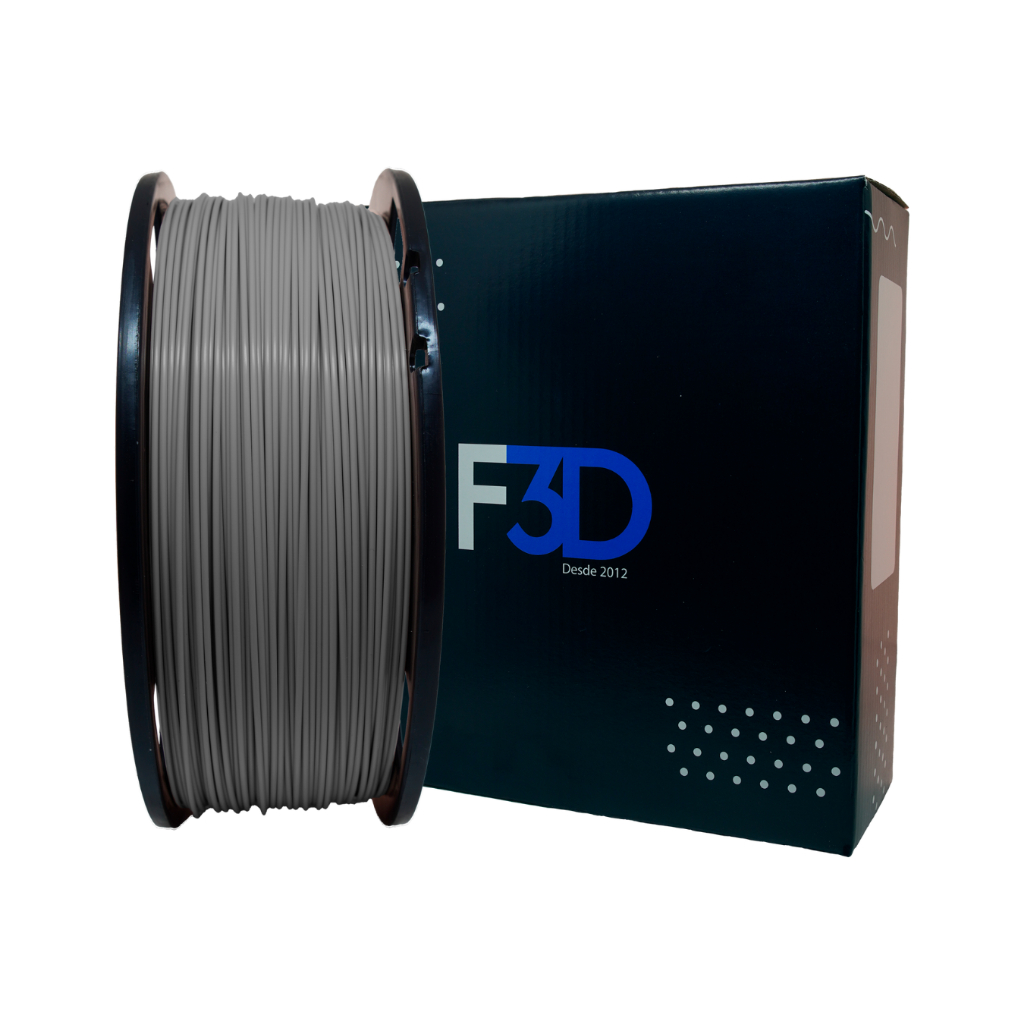 Filamento ABS Premium Cinza 1kg 1,75mm