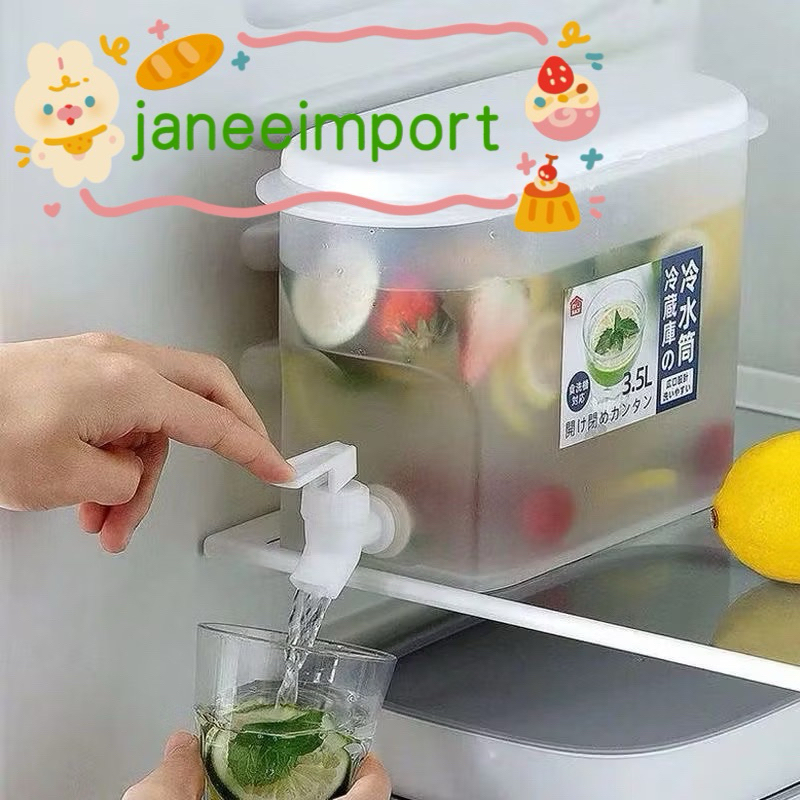 3.5L Suqueira Plastica com tampa para Geladeira Com torneira capacidade 3,5litros para agu...