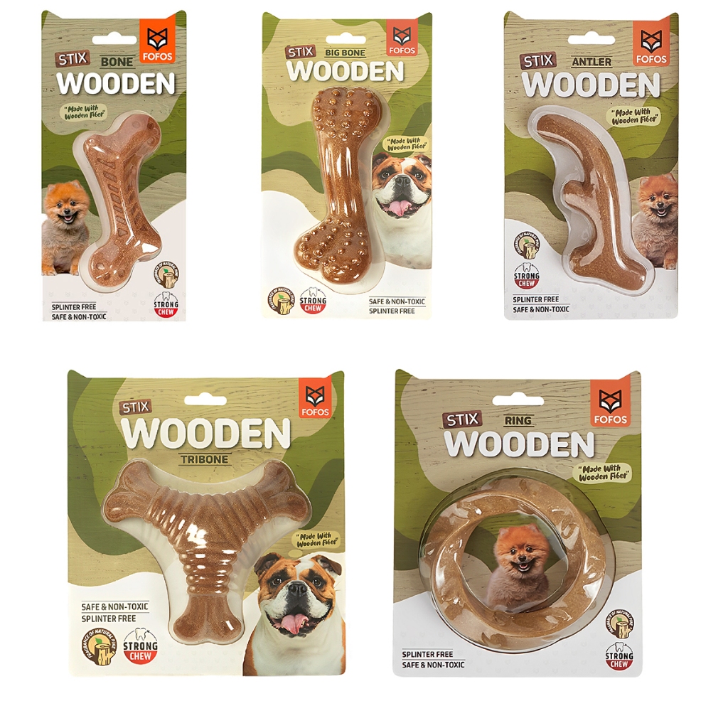 Osso Mordedor Massageador Ressistente Bambu Natural Brinquedo Para Cães Pets Anti-Stress Limpa Tártaro em Oferta na Shopee