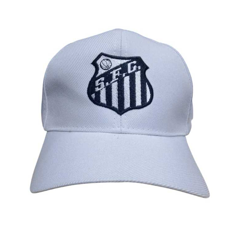 BONE SANTOS  ABA CURVA BRANCO