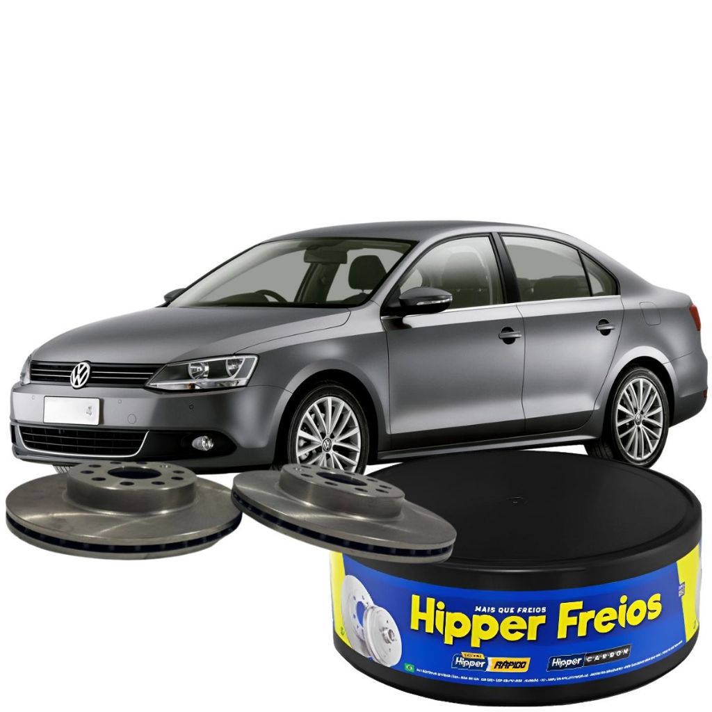 Par Disco Freio Novo Dianteiro Ventilado Vw Jetta 2.0 8v 2011 Á 2018