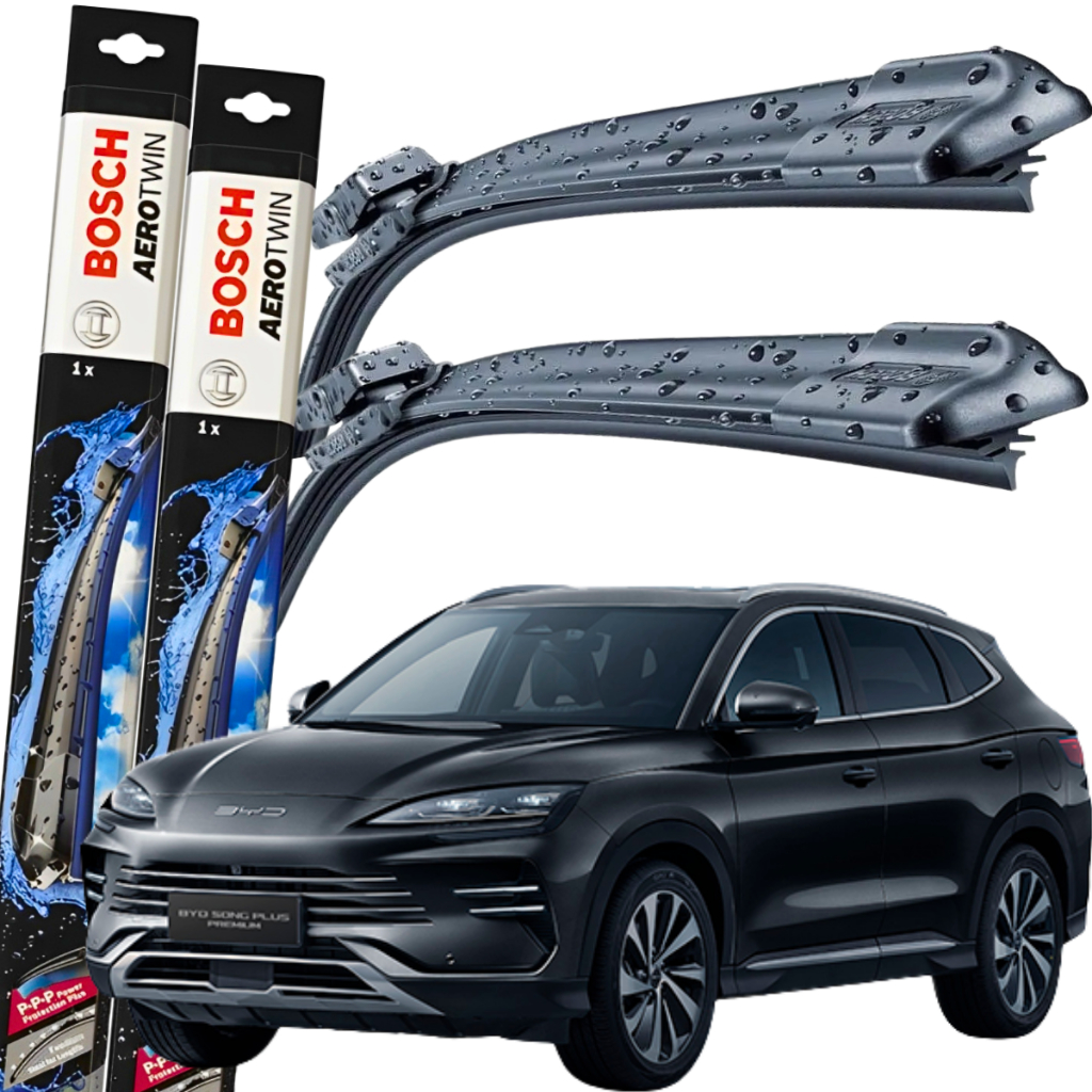 Palheta Parabrisa Aerotwin BYD Song Plus 2023 à 2025 Original Bosch