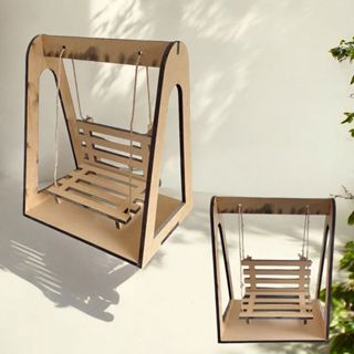 Balanço Decorativo Criança brinquedo MDF Cru Artesanato Pintura e Decoração em Oferta na Shopee