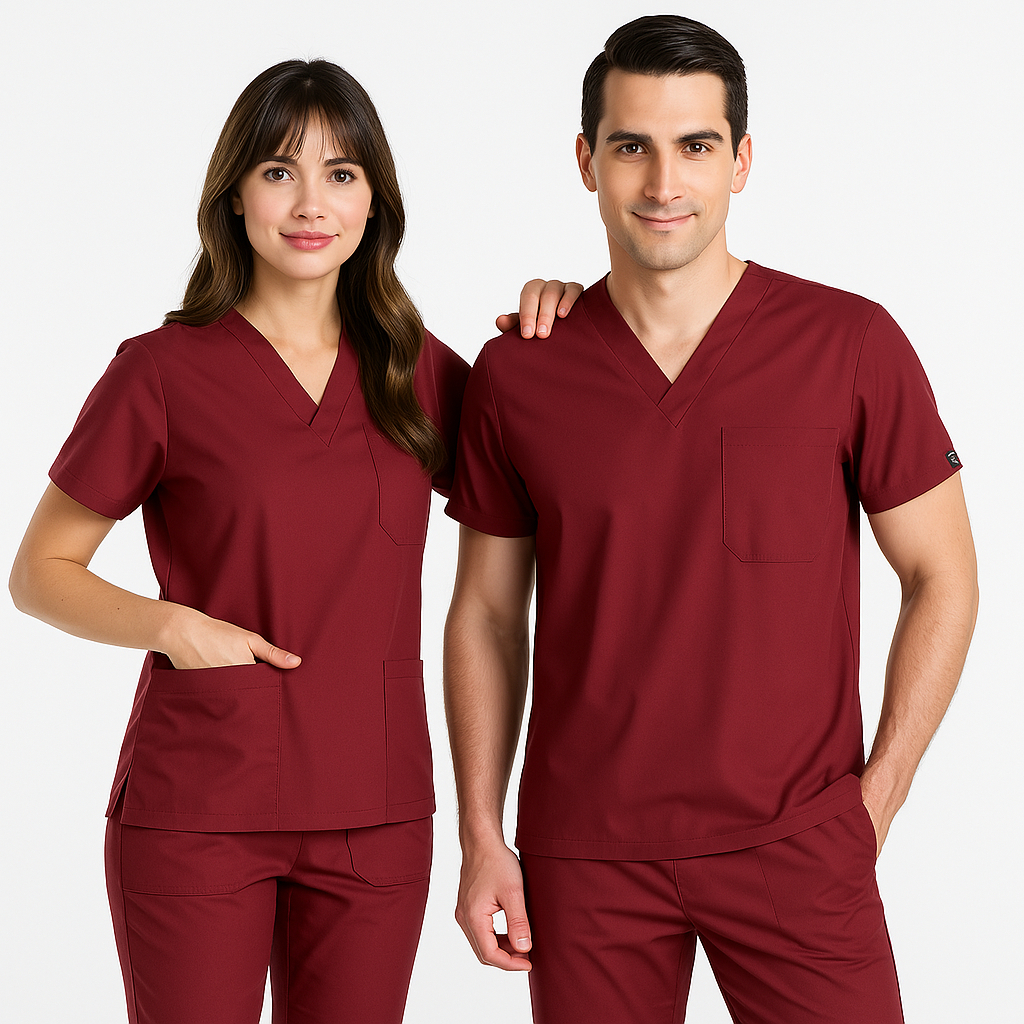 Pijama Hospitalar UNISSEX em GABARDINE, Scrub, Pijama Cirúrgico, Privativo e Uniforme Enfermagem Acinturado