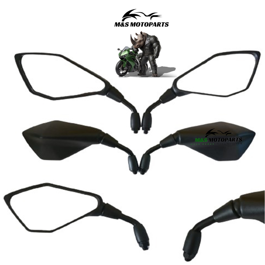 Retrovisor Rosca Honda KAWASAKI Z400 Haste Curta CG, FAN, TITAN, TWISTER, Hornet. Cb 300 Xre Biz 125