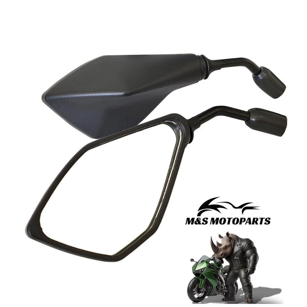 Retrovisor Z400 Modelo Mini Pequeno Rosca Honda/ Yamaha