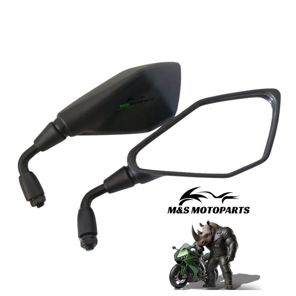 Retrovisor Moto Honda Fan, Titan, Xre, Pcx, Twister, Start, Cargo Z400 Haste Curta Rebaixado PAR