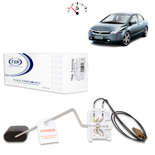 SENSOR NIVEL DE COMBUSTIVEL HONDA NEW CIVIC 06/07 GASOLINA (COMPATIVEL BOMBA DENSO) ORIG 17047SNA000 TSA T010176