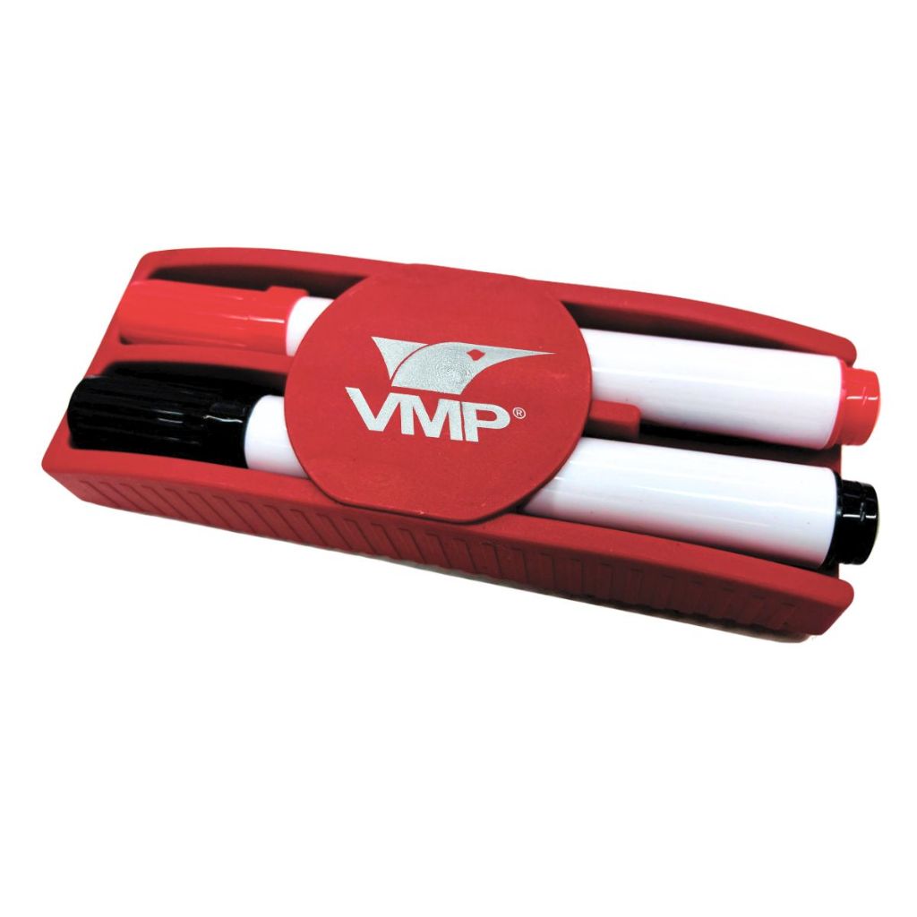 Conjunto com 2 Marcadores + 1 Apagador para Quadro Branco Lousa Apagador com Marcador Preto Vermelho em Oferta na Shopee