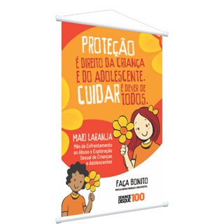 Banner Maio Laranja Mês de combate ao abuso infantil - social em Oferta na Shopee