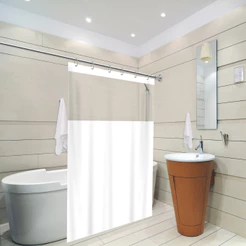 Cortina Box em PVC Para Banheiro Anti Mofo Com Varias Cores Envio Rápido