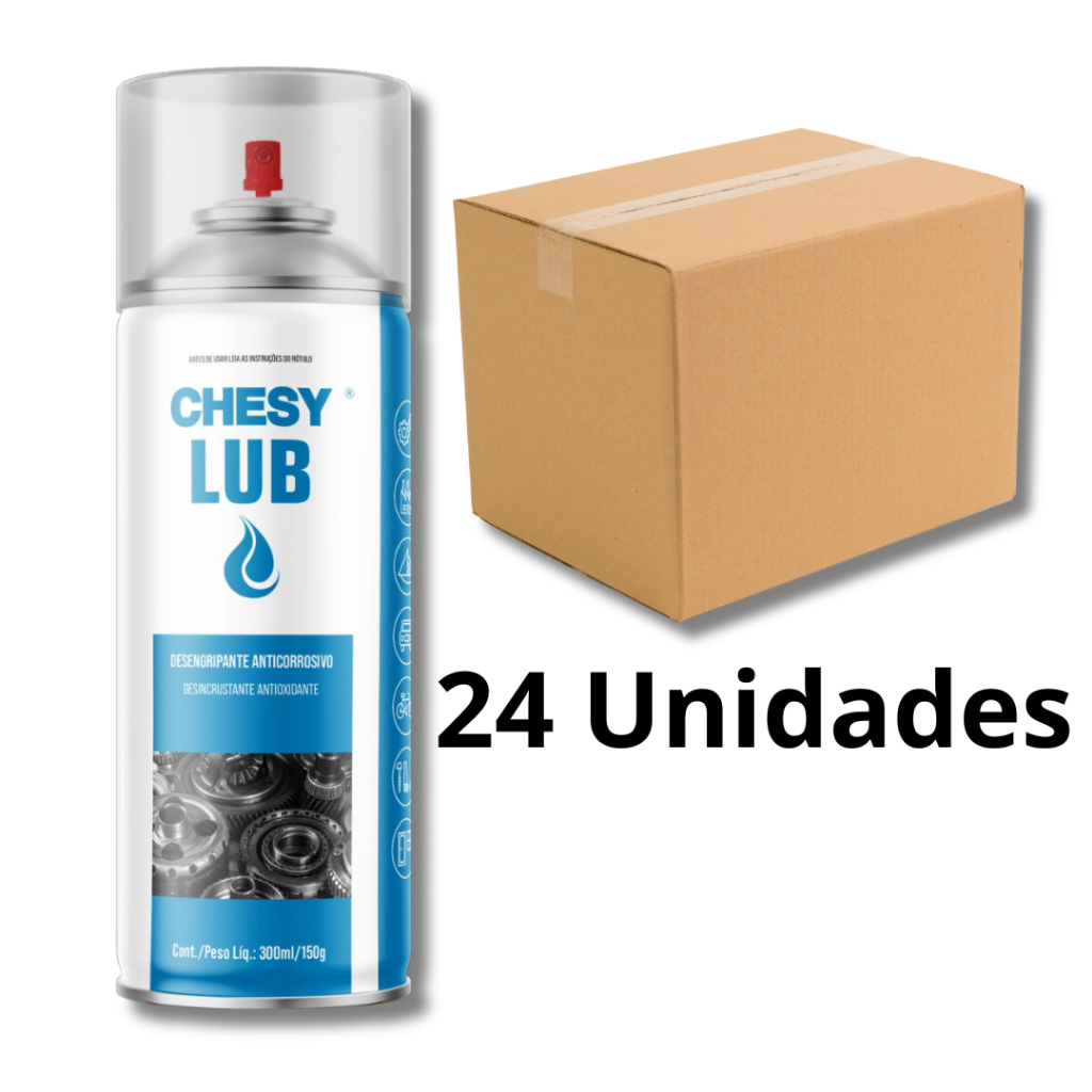KIT 24 DESENGRIPANTE CHESY LUB 300ML/150G