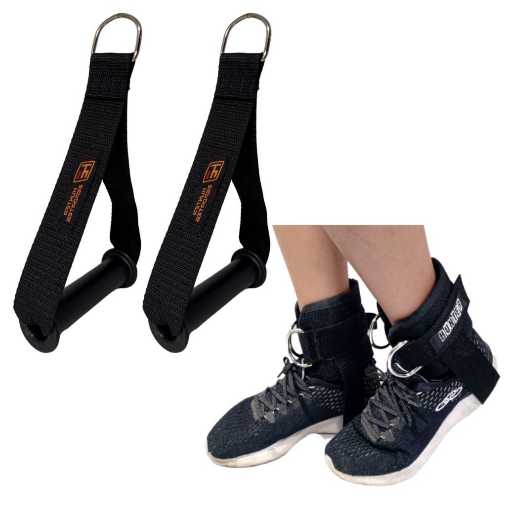 Kit Caneleira Cross Over E Puxador Academia Musculação em Oferta na Shopee