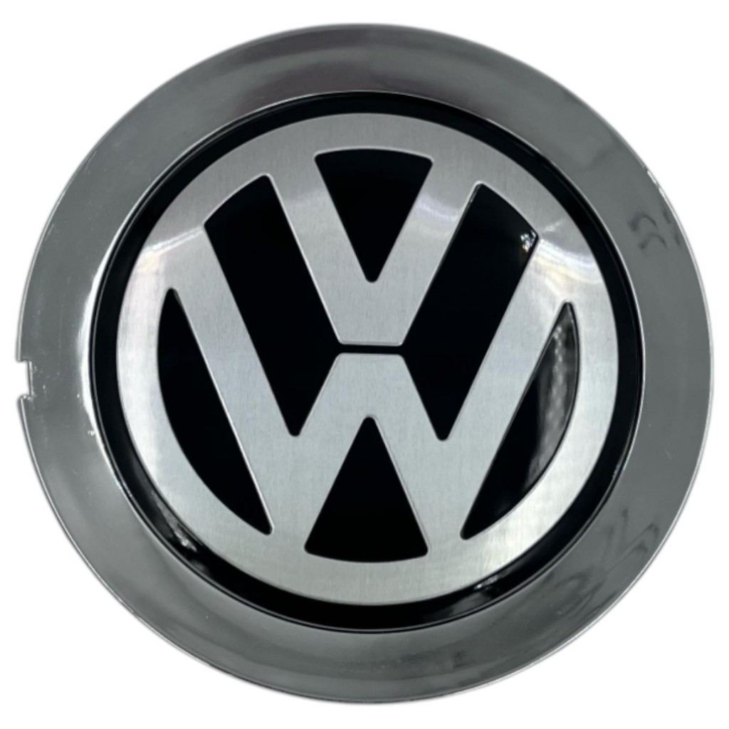 01 Calota Tampa Central Roda Scorro S172 Cromada Embelam VW