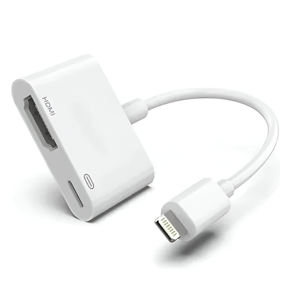 Adaptador Hdtv Para iPhone 5 / 6 / 7 / 8 X /11/ iPad Cabo Lightning Conexão Apple Digital AV Casa