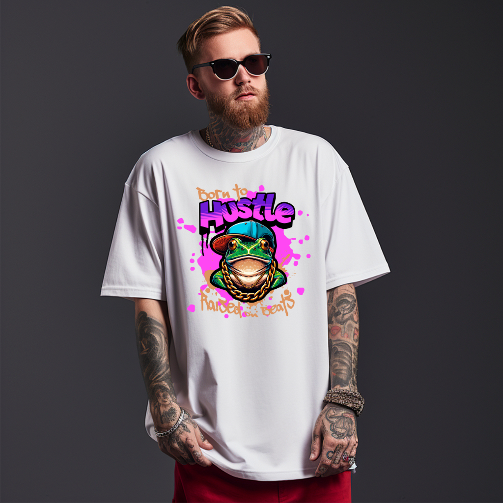 Camisa Camiseta Oversized Lançamneto Streetwear Premium Algodão Confortável Estilo Despojado Hustle