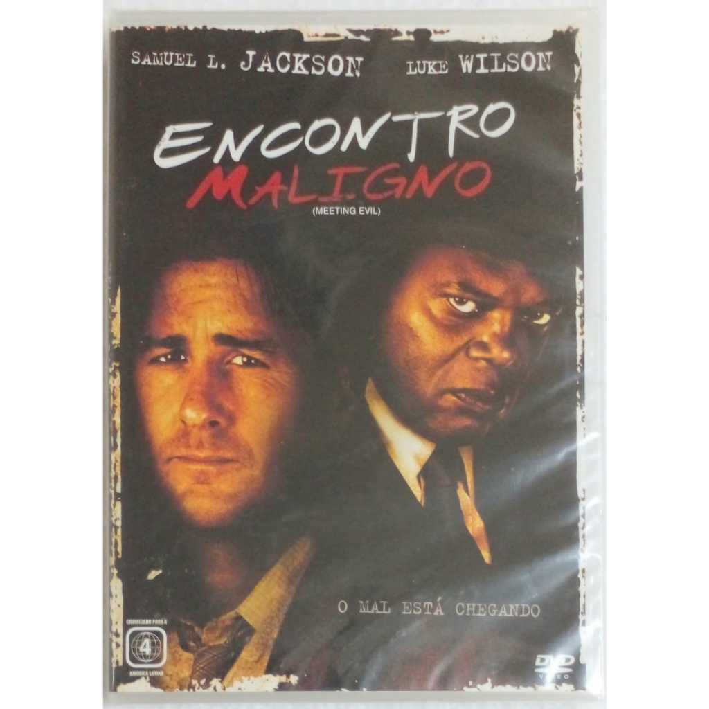 DVD Encontro Maligno | Samuel L. Jackson | Thriller Psicológico | Suspense Tenso | Original Lacrado