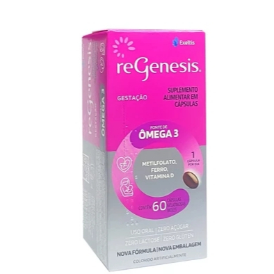 Regenesis C/60 Vitamina De Gestantes Fonte De Omega 3