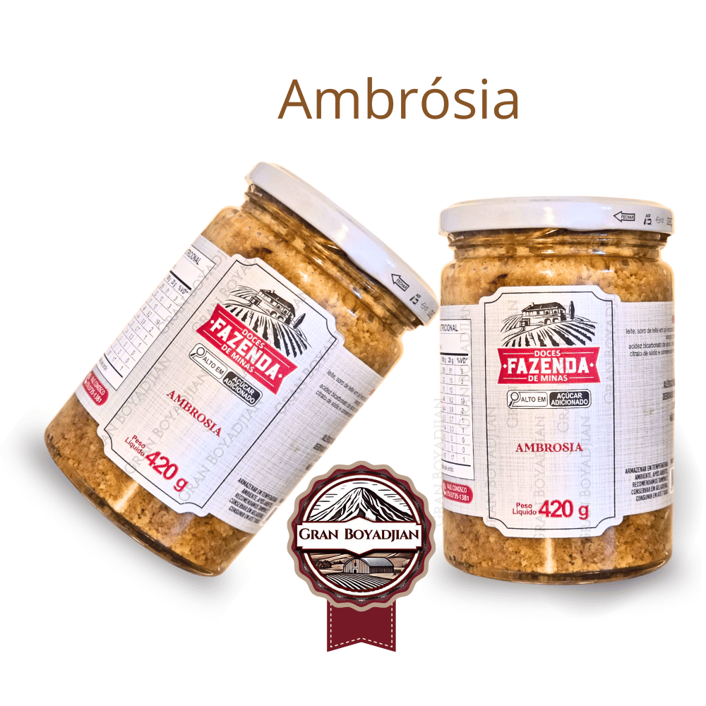Doce Ambrósia 420 Gramas - Fazenda de Minas