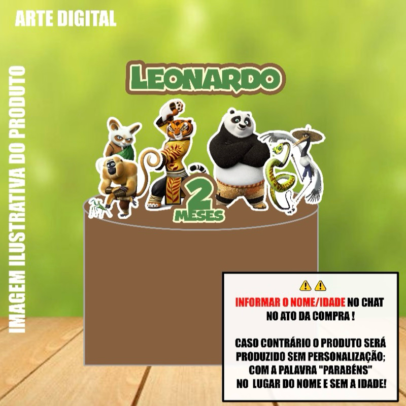 Bolo Kung Fu Panda: Onde Comprar | BuscaProdutos