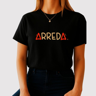 Camiseta Feminina Básica Gola Redonda Algodão Premium Camiseta Arreda T-shirts frases Mineiras