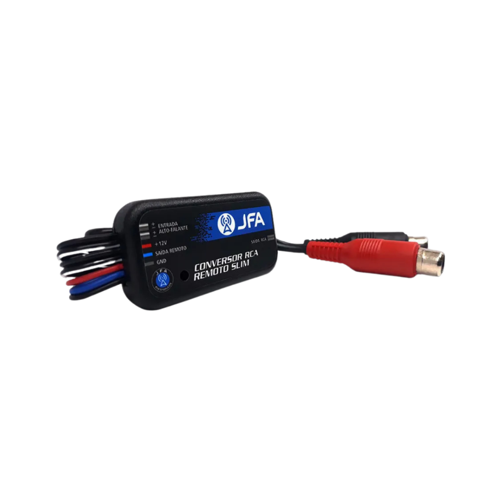 Conversor RCA JFA Remoto Slim Automotivo 12V em Oferta na Shopee