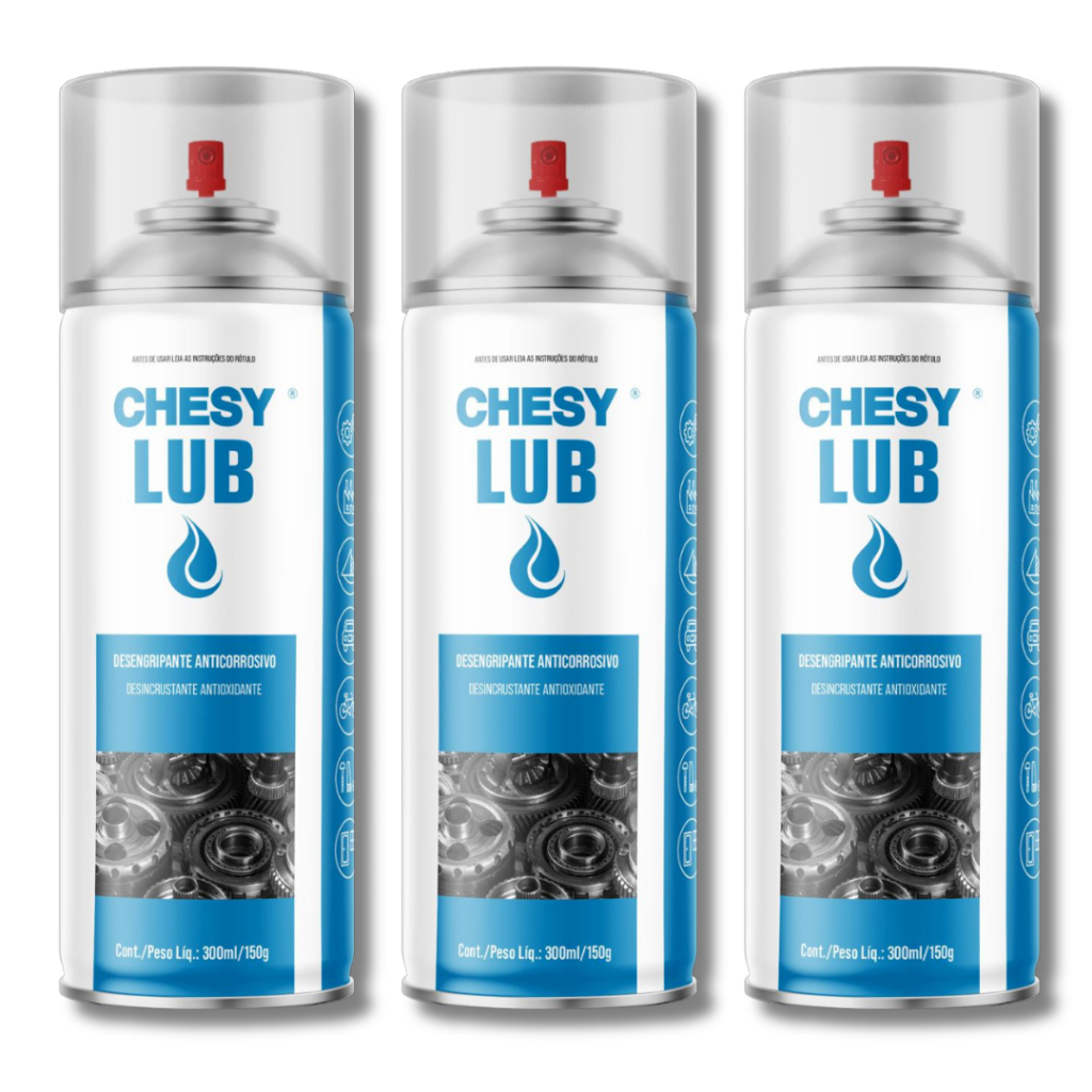 KIT COM 3 LATAS DESENGRIPANTE 300ML/150G