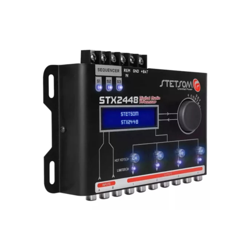 Processador Audio Digital Crossover Equaliza Stx2448 Stetsom em Oferta na Shopee